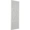 Ekena Millwork True Fit PVC Center X-Board Farmhouse Fixed Mount Shutters, Hailstorm Gray , 12W x 28H, PR TFP107FH12X028ST - alternate 5